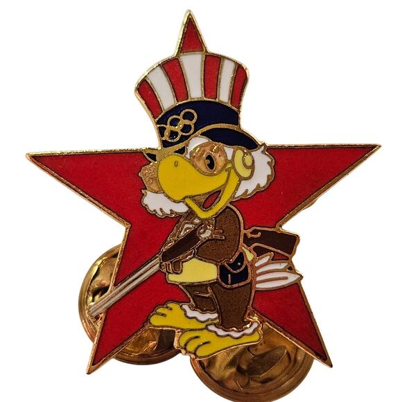 1984 Las Angeles Olympic Game Pin - Picture 1 of 2